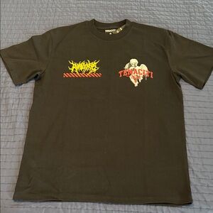 Black Graphic Short Sleeve Tee